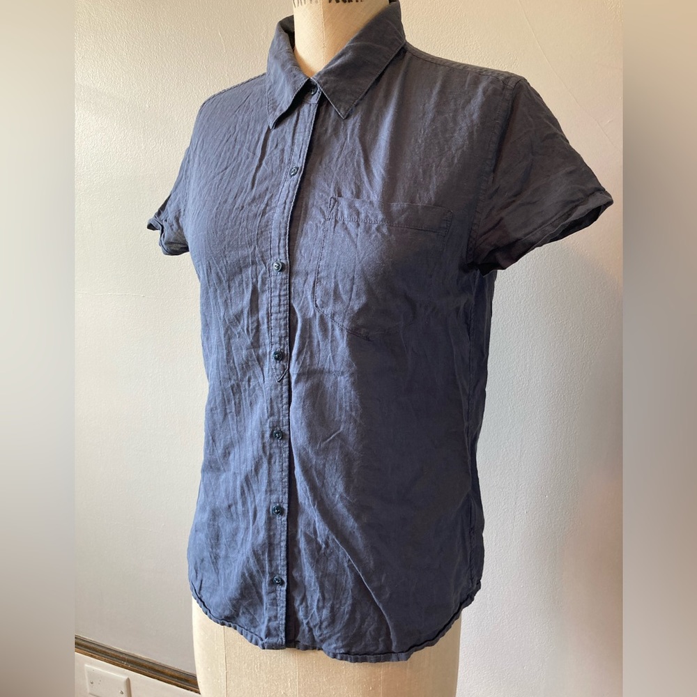 Patagonia Linen Button up Short sleeve top M